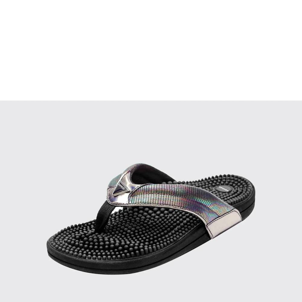 NEW KENKOH unisex spirit v sandal in metallic